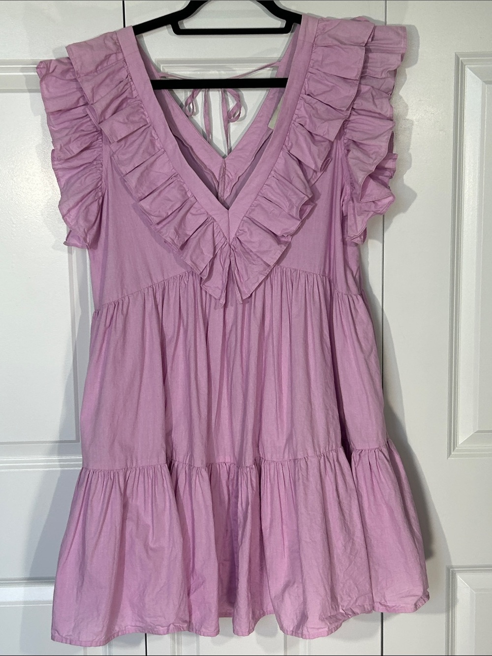 Pinch Lilac Ruffle Mini Dress - Picture 2 of 7